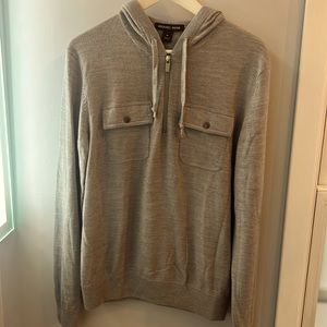 Neck zip sweater hoodie. Michael Kors